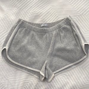 Aritzia TNA waffle weave shorts